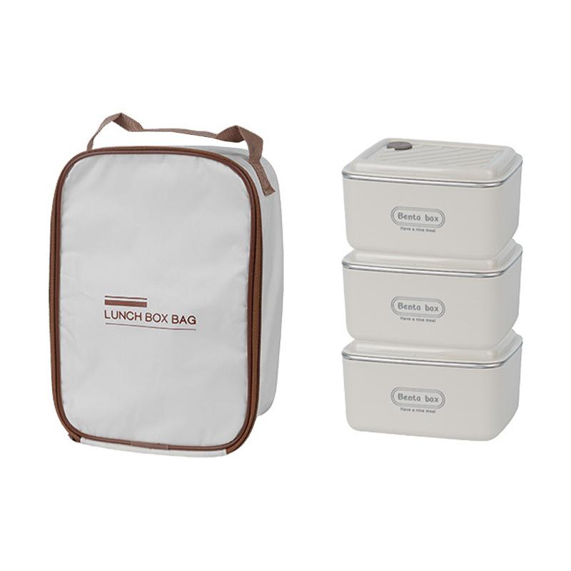 Stainless Steel Lunch Box Set With Bag Portable Sealed Insulated Lunch Box Multi-Functional Bento Box