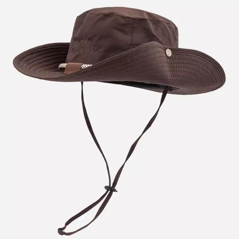 Bucket Hat Men Women Sunscreen Fishing Hat Outdoor Summer Breathable Fisherman Cap Hiking Climbing Camping Uv Protect Windproof