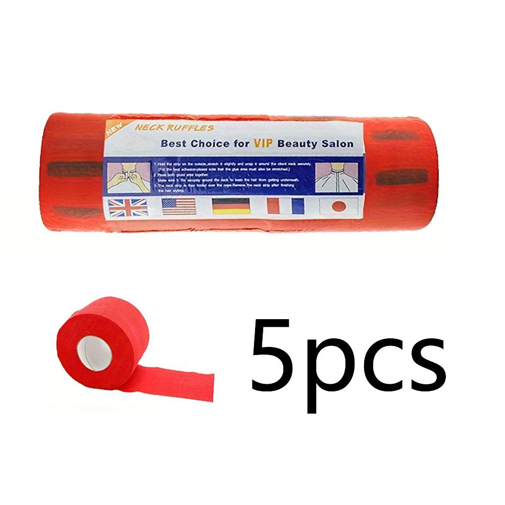 Disposable Neck Strips Hair Cutting Accessories Elastic Neck Paper Adjustable Barber Hairdressing Tools