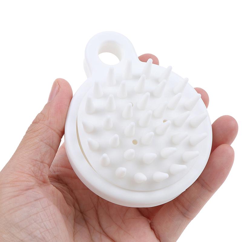 Silicone Head Body Shampoo Scalp Massage Brush Comb Hair Washing Comb Bath Tool