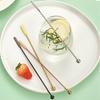 Stainless Steel Stirring Rod Comfortable Grip Long Handle Stir Coffee Milk Cocktail Wine Mixing Stick Kitchen Gadget