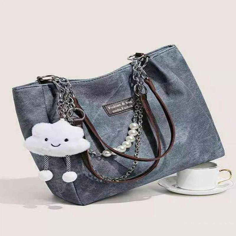 Neue vielseitige lässige Tasche für College-Studenten, Damen-Tasche mit großer Kapazität, modische Umhängetaschen für den Weg zur Arbeit
