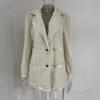 Autumn and Winter Women's Casual Coat Texture Corduroy Long-sleeved Jacket