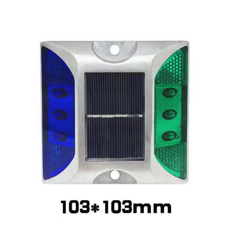 Solar Powered Cast Aluminum LED Road Stud Warning Light