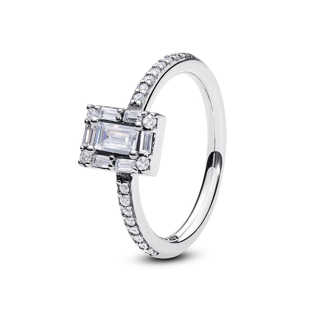 New 925 Silver Rings For Women Crown Love Heart Moon Sun Engagement Wedding Rose Gold Ring Luxury Jewelry Gift