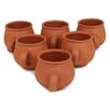 Handcrafted Mitti Clay Tea Cup Coffee Mug Set Natural Handmade Earthen Clay Kulhad Kullar Chai Ke Cup Pack of 6 (Clay Tea Cup-6 Pcs) 100 Ml Each