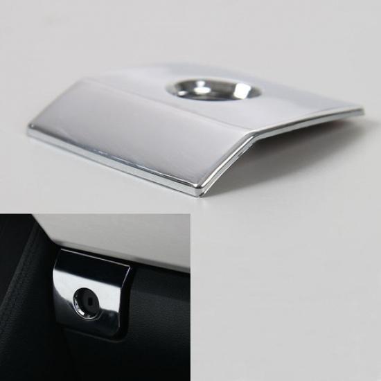 Shiny Chrome Inner Storage Box Handle Cover Trim 1pcs For Ford Mustang 2015-2018