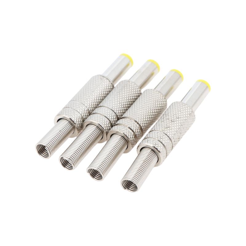 10 Peças 55X21Mm 55X25Mm Conectores Jack de Plugues de Alimentação DC de Metal Durável Para Projetos Eletrônicos de Reparo DIY Projetos de Fiação de Alimentação