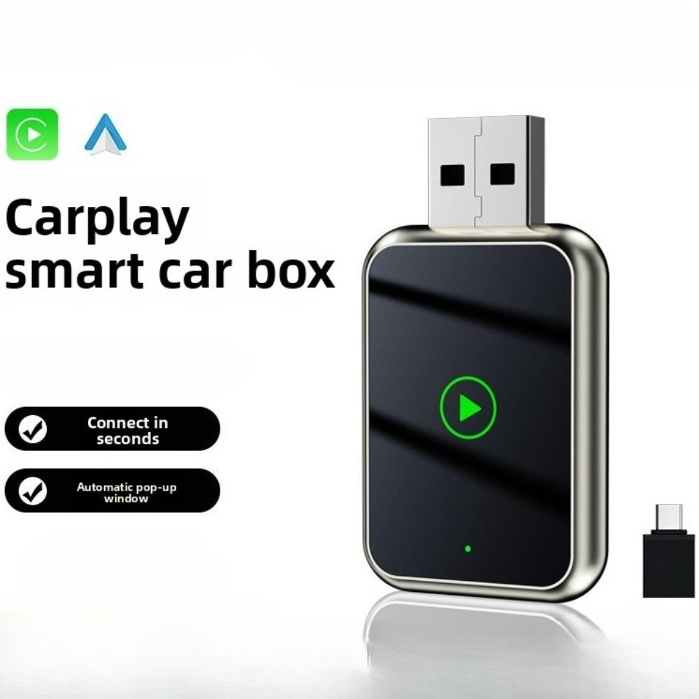 Wireless CarPlay Box Smart 2 in 1 Android Auto CarPlay Adapter Car Connectivity Module