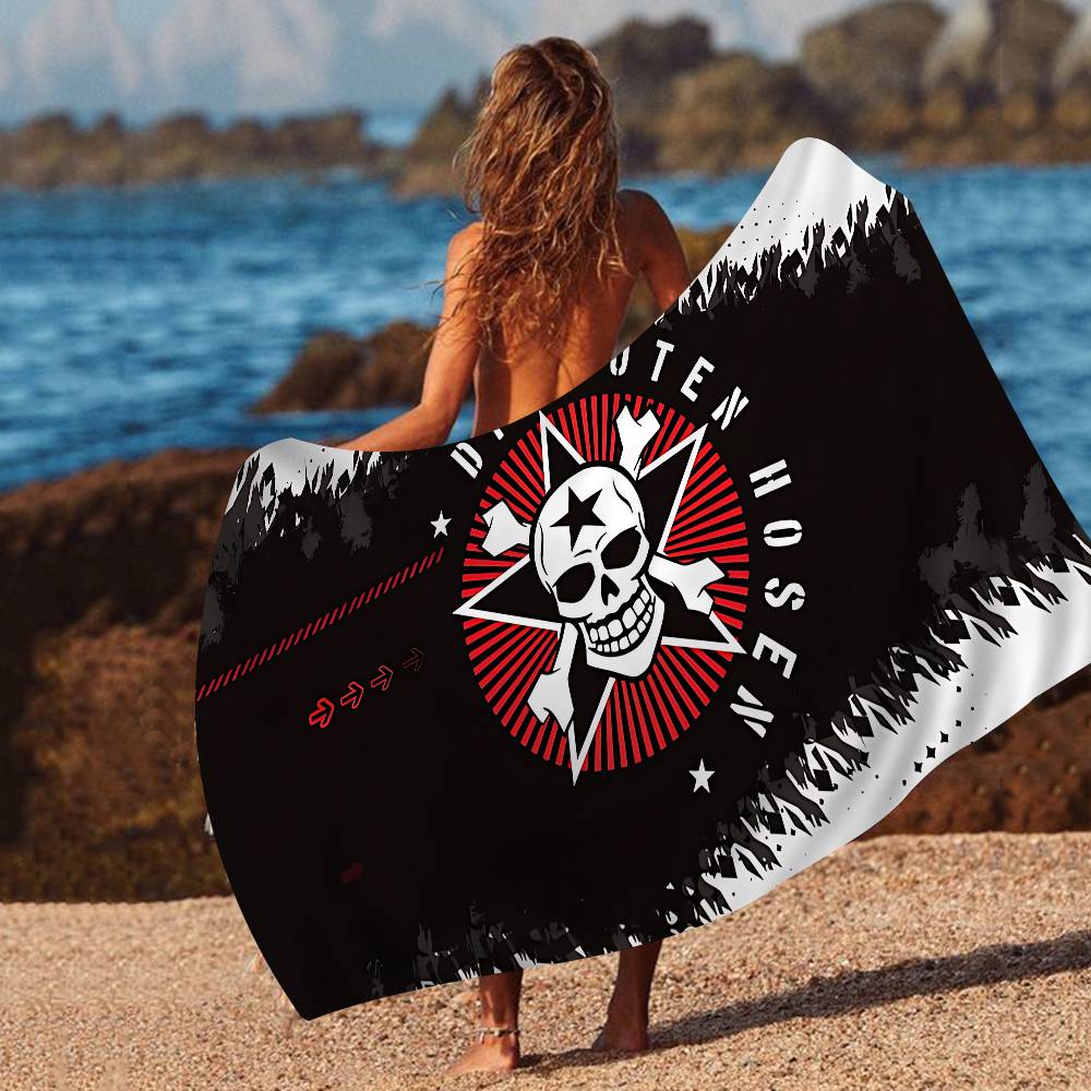 Punk Rock Band D-Die Toten Hosen Microfiber Beach Towel Absorbent Quick dry Soft Yoga Swimming Resort Mountain Climbing Towel