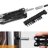 Durable Metal Multitool Pliers with Sharp Blade Wire Cutter Screwdrivers Scissors Multi Function Tool for Outdoor Camping Hiking