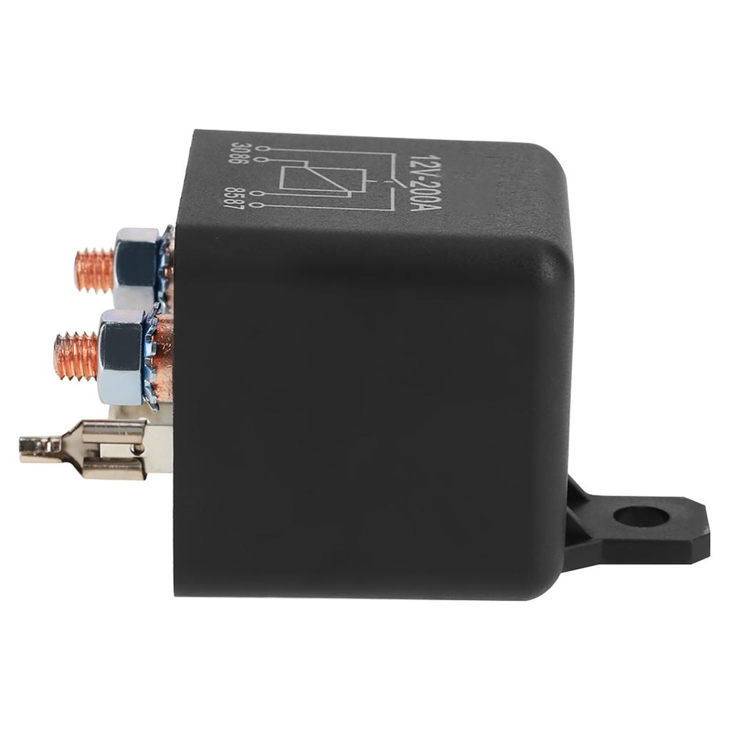 12V 200A Normalt Öppet Kraftigt Bil Lastbil Startrelä med Anslutningar