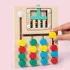 Color Sorting Color Matching Kids Game Wooden Wooden Rolling Toy  Boy and Girl
