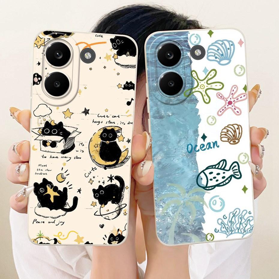 Cute Printed Phone Case For Xiaomi Poco X8 Pro X8Pro Max Soft Silicone Shockproof Cases For Poco X8 Pro Max X 8 Pro Cover Bumper