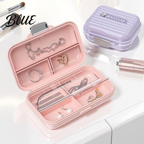 Capsule And Tablet Storage 7 Compartments Pill Box with Sealing Ring Lock Buckle