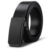 Men's Toothless Automatic Buckle Leather Belt for Men's Business Casual Versatile Simple Men's Middle Aged and Young Trousers