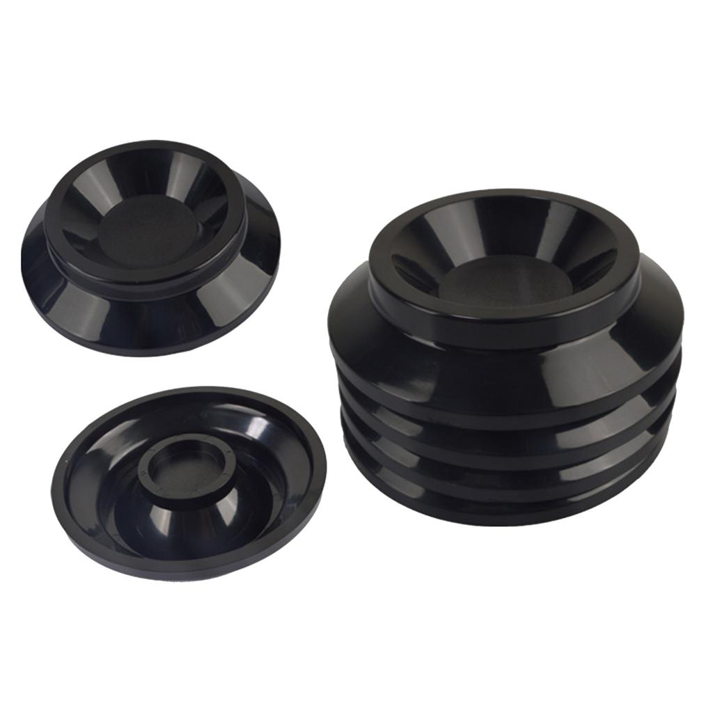4 Pcs Piano Non-Slip & Anti-Noise Foot Pad Plastic Pianos Caster Cups Floor Protector for Vertical Upright Piano