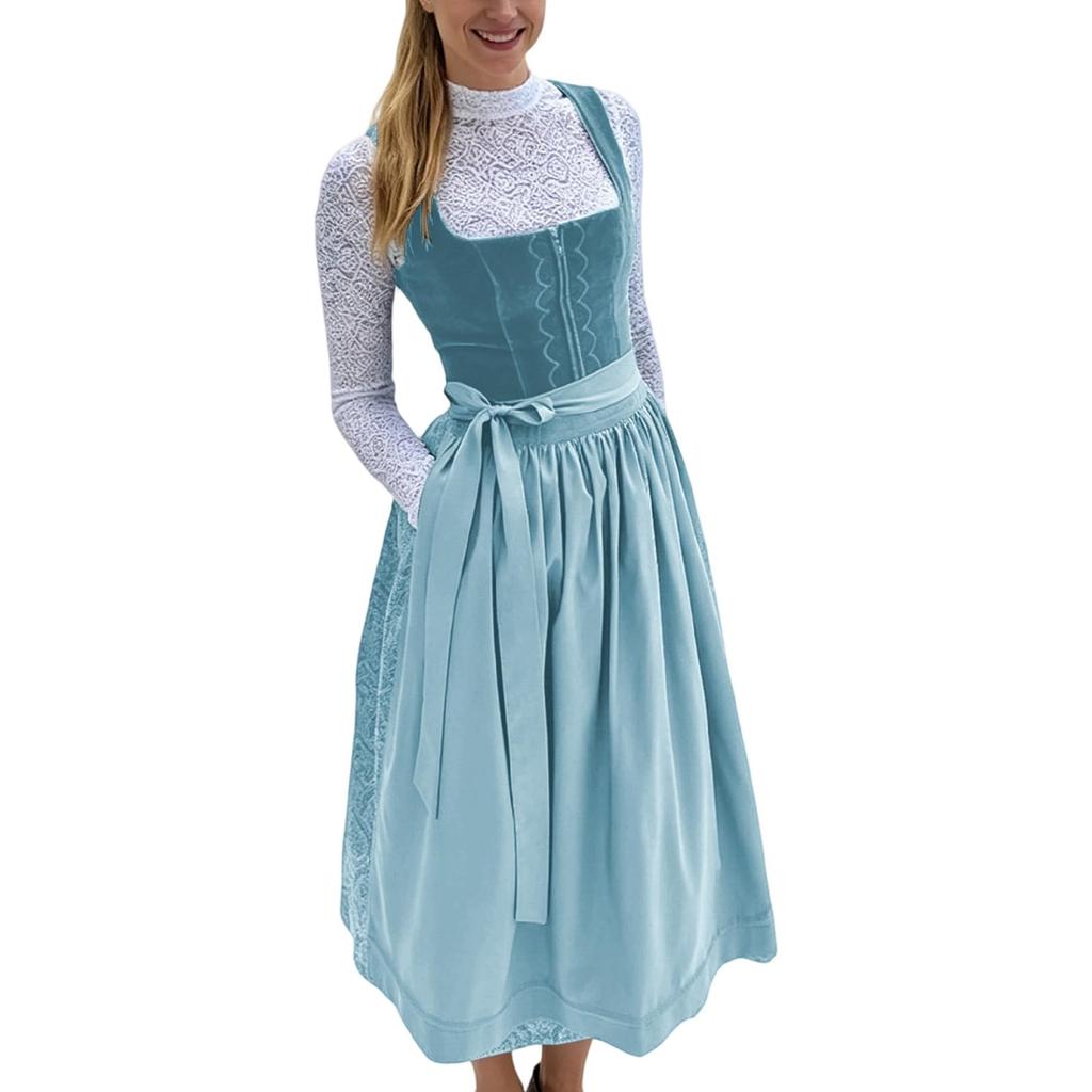 Dámské vintage retro šaty pro vystoupení, práci a Oktoberfest