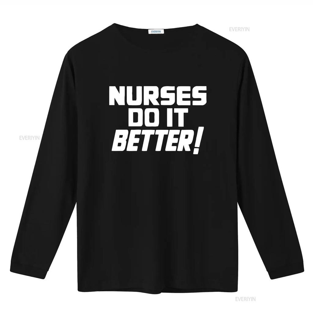Nurses Do It Better T Shirt Classic Rock Inspired Medical Tribute All Sizes Available Vintage Washed Top For Everyday Wear