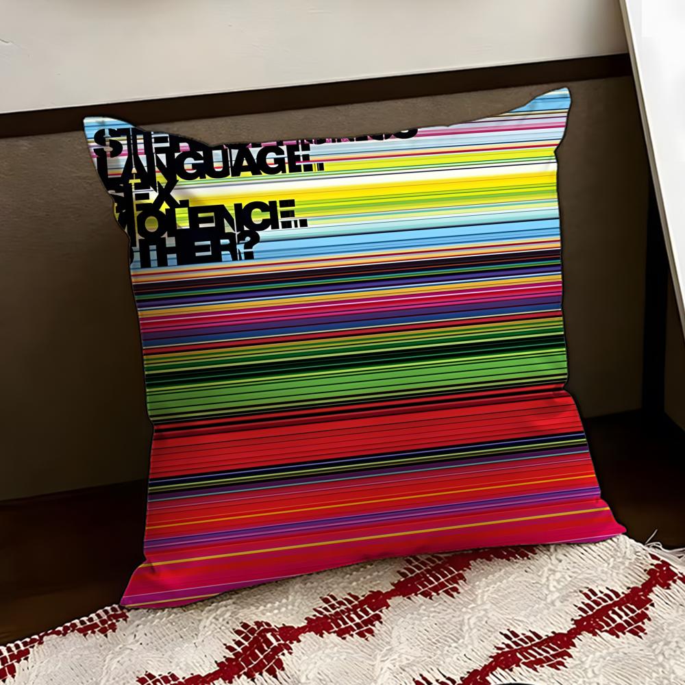 SStereophonics Band Cushion Cover Reversible Soft Durable Pillow Cover Home Car MultiScene Use for Daily Comfort