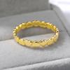 Stainless Steel Heart Rings For Women Gold Color Heart  Engagement Wedding Ring Luxury Wedding Aesthetic Fashion Jewelry Gift