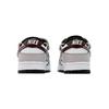 Nike Dunk Leather Abrasion Resistant Low Top Skateboard Shoes Unisex White Red HF5441-100(Team1466-QD)