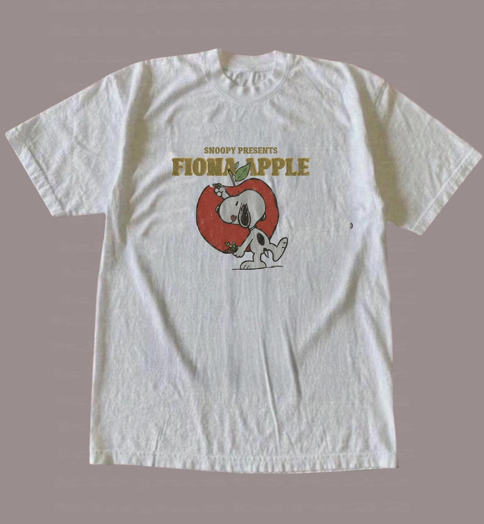 Fiona Apple Snoopy Graphic Tee, When Pawn Streetwear Shirt S