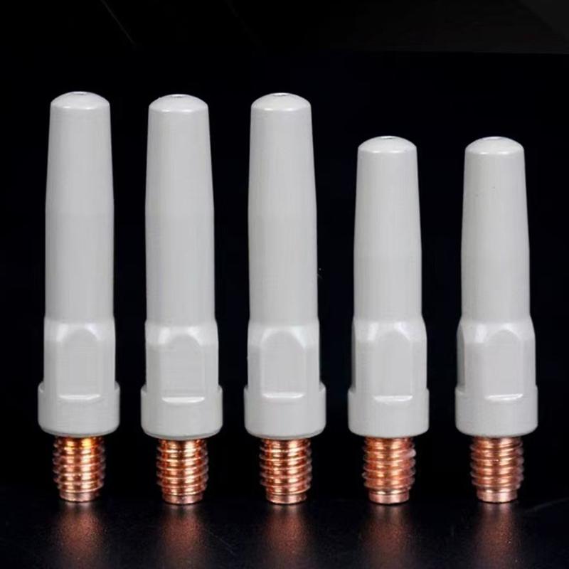 10Pcs/set Welding Torch Accessories Consumables 0.8/1.0/1.2mm MIG Torch Gas Nozzle Tip Holders Welding Equipment