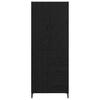 Highboard in Black Oak Look 69.5 x 34 x 180 cm Particleboard