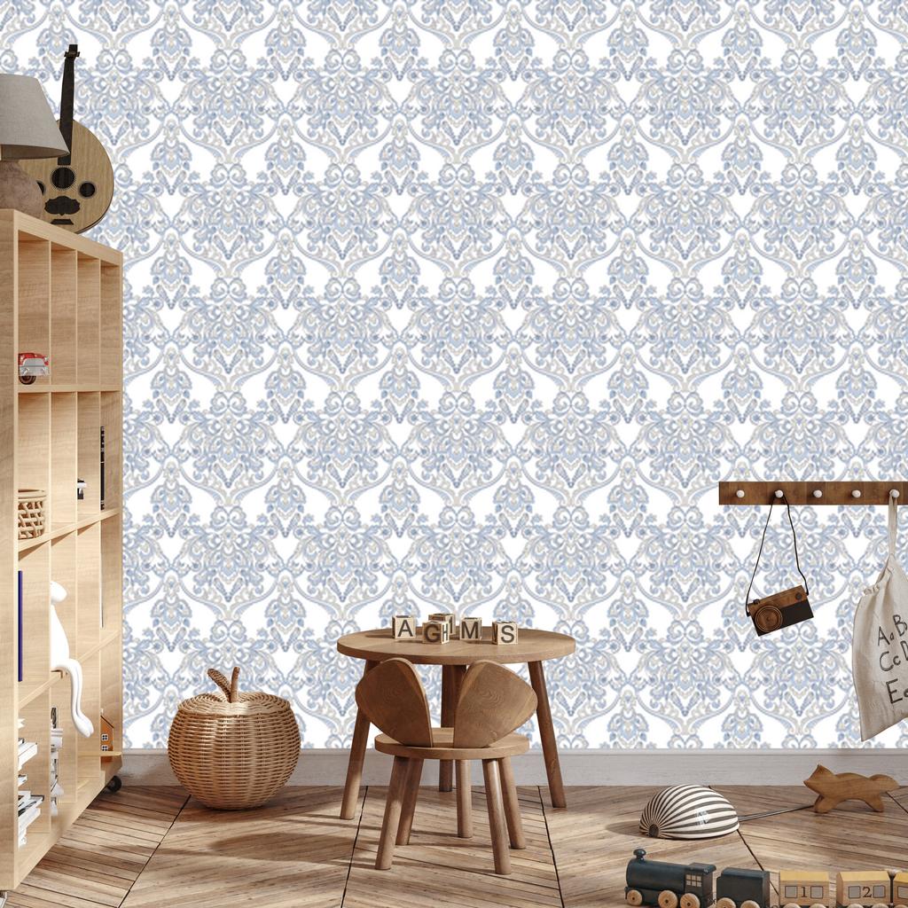 Wallpaper Ornaments In the Baroque Style for the Living Room and Bedroom 50x1000
