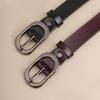 Women'S Belt, Leather Without Interlayer, High-Quality Girdle With Coat, Jeans Pin Buckle Belt, Women'S