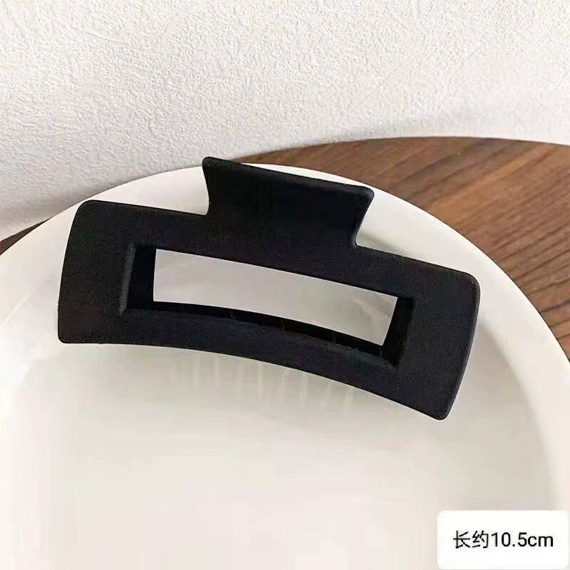 1Pcs Women Girls Hair Claw Clips Coffee Black Hair Claw Nonslip Crab Hair Clips Solid Hairpins Fashion Hair Accessories Gifts