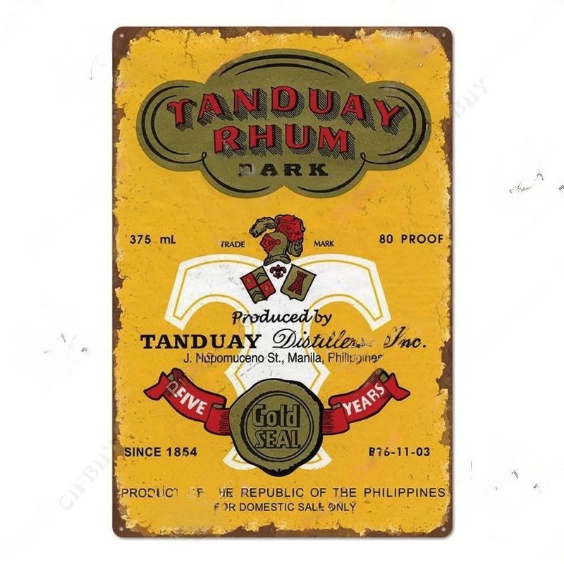 Bar Decor Metal Posters, Wall Sign Plaques 20x30cm