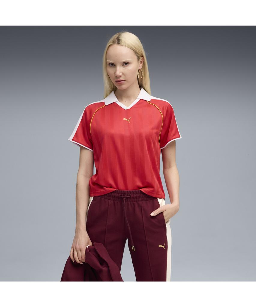 PUMA T7 Relaxed Football Short Sleeve Jersey (63215711)