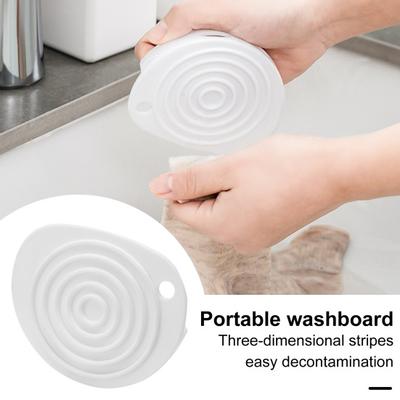 Travel Portable Thicken Mini Washing Board Αντιολισθητικά Αξεσουάρ πλυντηρίου Παιδικά ρούχα Κάλτσες Εργαλεία σανίδας καθαρισμού