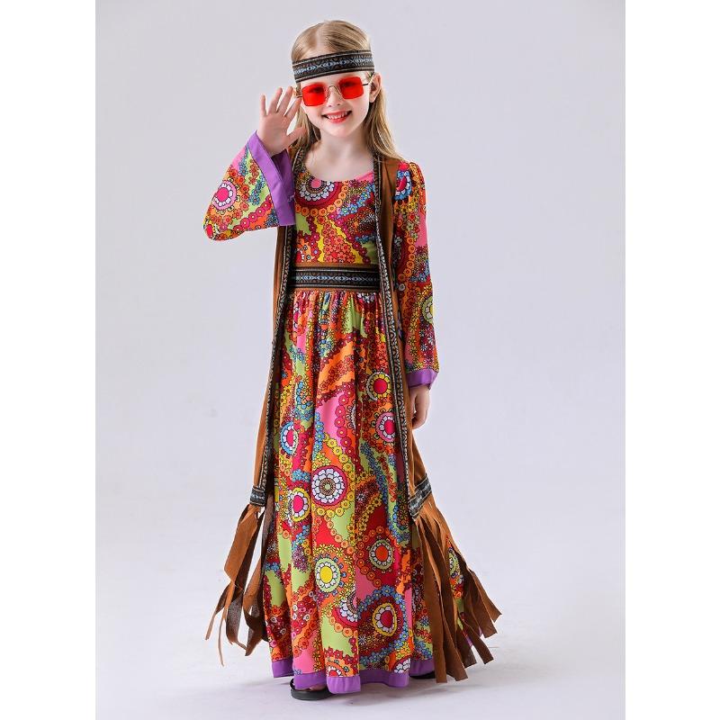 

Детские костюмы хиппи 60-х, костюмы в стиле ретро-диско, костюмы кантри-певцов 150