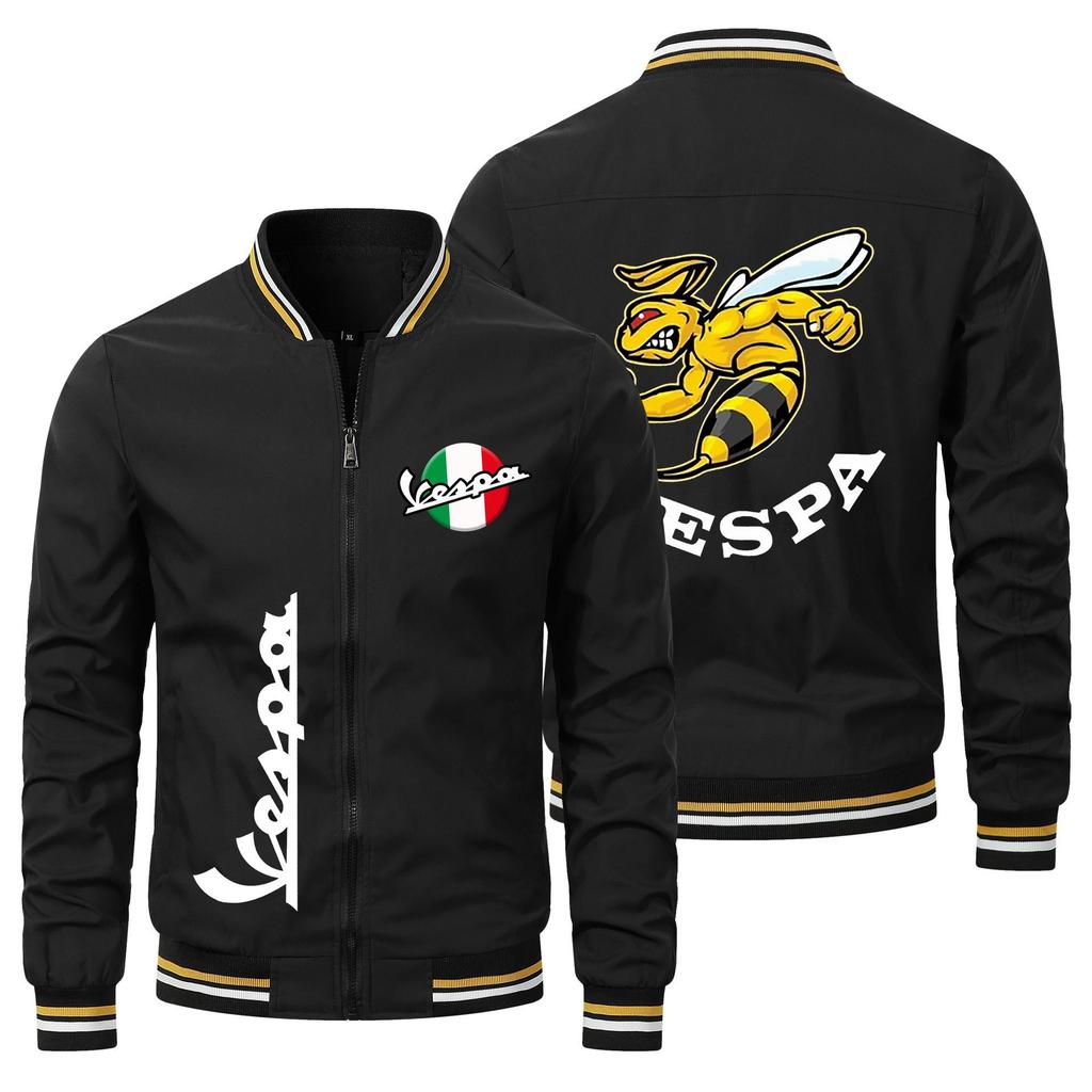 2025 Spring Men's Car Logo Lightweight Motorcycle Baseball Jacket
