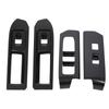 4pcs Window Switch Panel Cover Trim Carbon Fiber Style Interior Decoration Window Control Panel Trim for Tacoma 2024