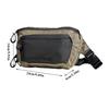 Waterproof Outdoor Waist Pack Shoulder Bag for Passport Women Men Running Gym Motorcycle Beach Hiking Walking