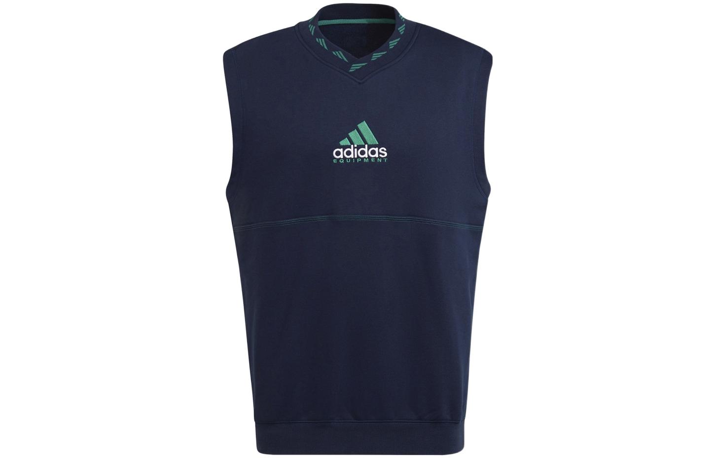 Adidas Vests Men s Blue V Neck Moderate Other HG8092 S
