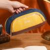 Contrasting Color Minimalist Pen Bag Large Capacity Pencil Case Pencil Pouch  School Supplies