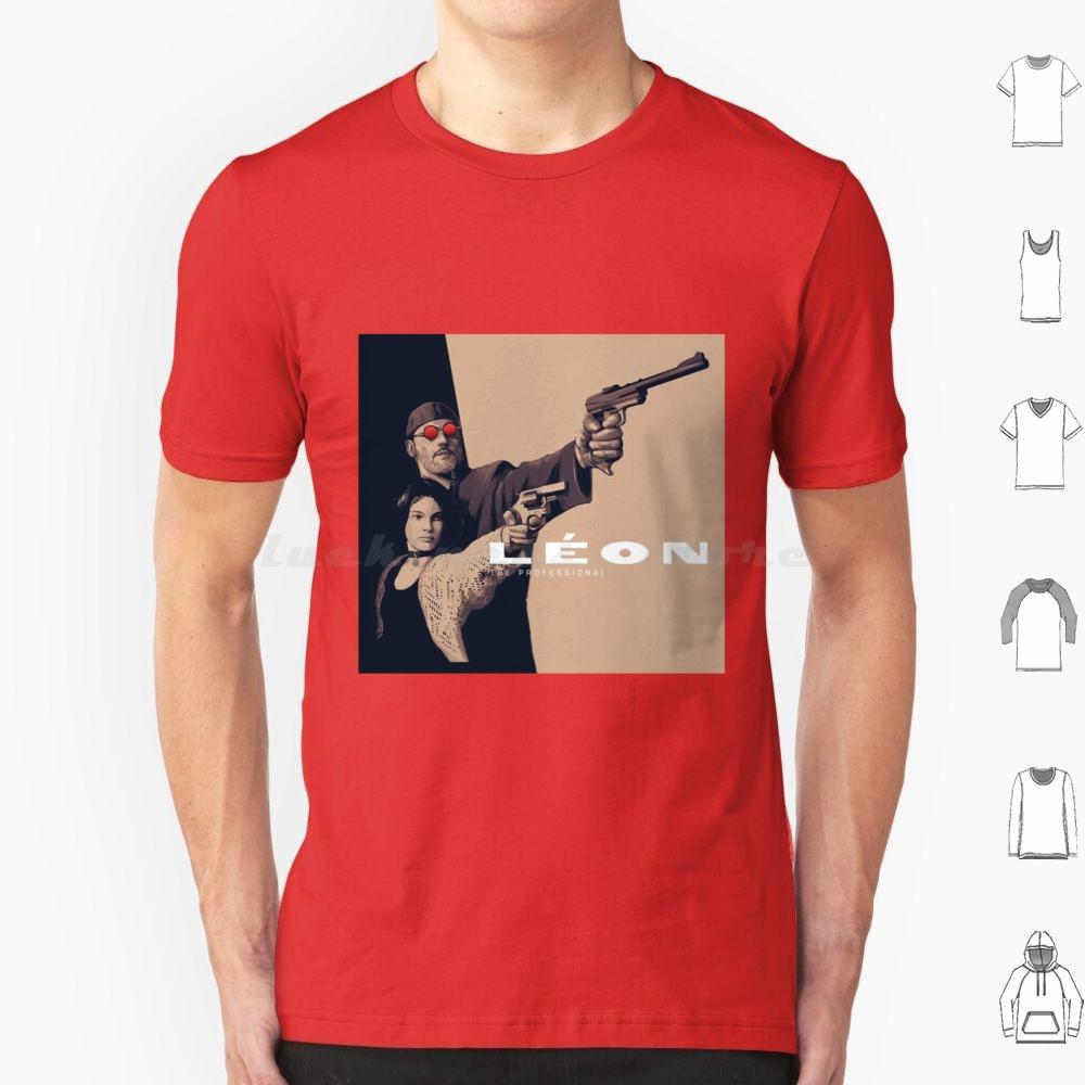 Leon The Professional T Shirt 6xl Cotton Cool Tee Leon Leon The Professional Movie Mathilda Natalie Portman Film Jean Reno The
