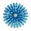 652F Rostbeständige Metall-Wandkunst Mehrfarbige Eisen-Sonnenblumen Hängendes Ornament mit Leuchtenden Perlen im Dunkeln Für die Raumgestaltung