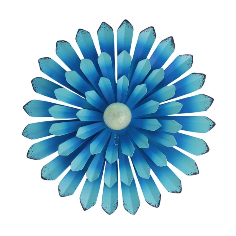 652F Rostbeständige Metall-Wandkunst Mehrfarbige Eisen-Sonnenblumen Hängendes Ornament mit Leuchtenden Perlen im Dunkeln Für die Raumgestaltung