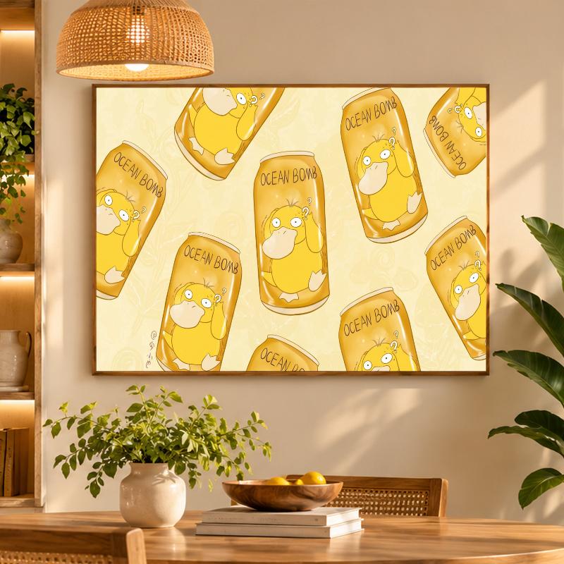 5D Diamond Painting Psyduck DIY Full Drill Diamond Art Kit Home Decoration