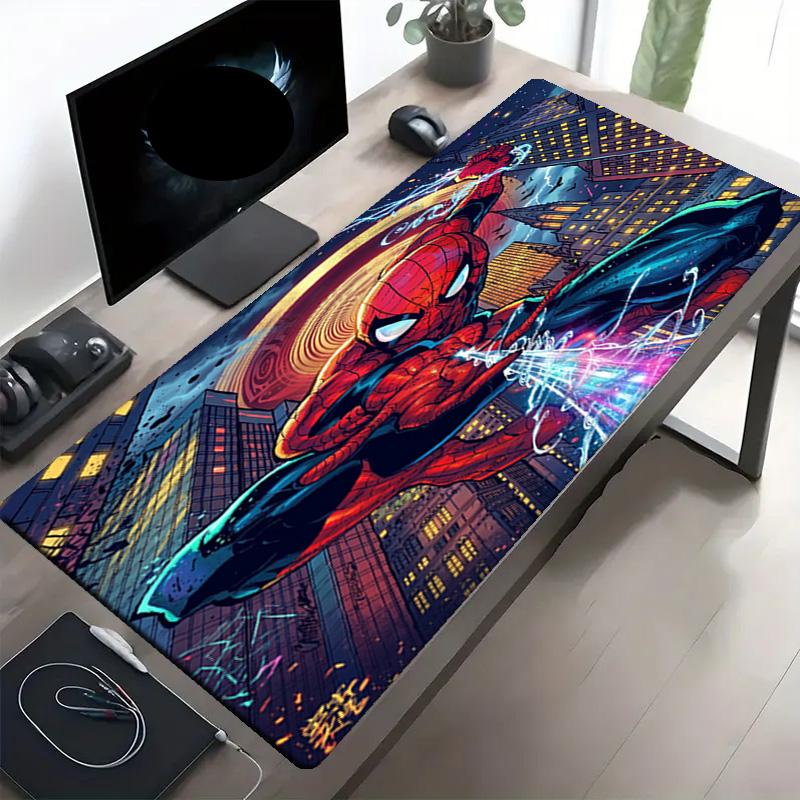 SpiderMan Print Mouse Pad, Anti‑Slip Desktop keyboard Mat, for PC Laptop Gaming Working Daily Use, Cool Festival Birthday Gift