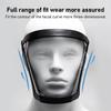 Transparent Full Faceshield Reusable Dustproof Anti-fog Mask HD Safety Glasses Kitchen Protection Anti-splash Mask With Filters