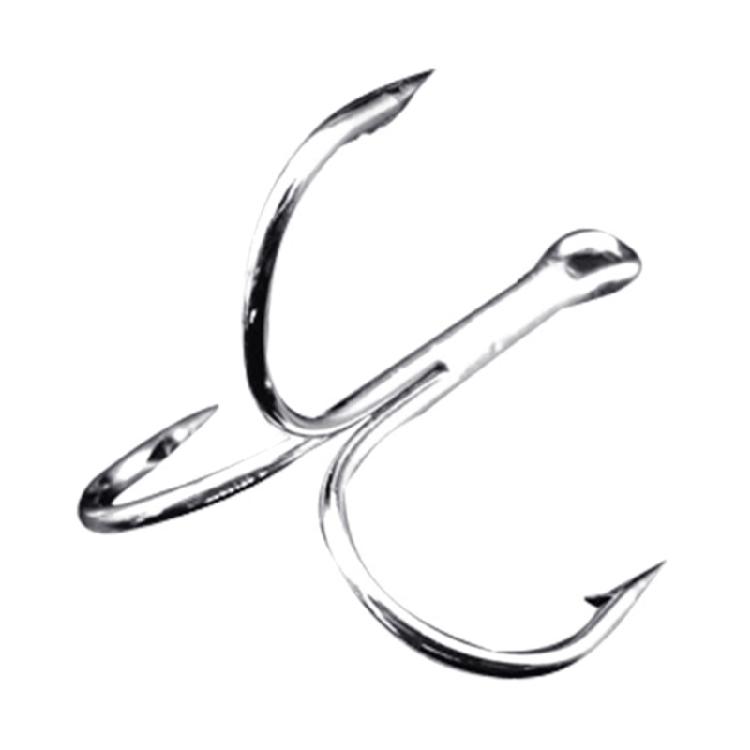 50pcs Strong Pull Lure Baits Fishing Hook with Feather Size 10 8 6 4 2 Feathered Treble Hook Barbed Hook for Crankbait