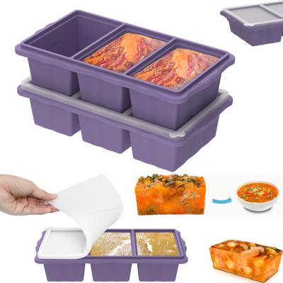 Silikonová mrazicí forma Box na skladování chlazených potravin Forma na ledové kostky Forma na ledové kostky Nádoby na čerstvé skladování