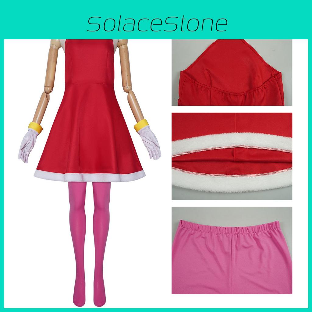 Cosplay Rose Amy Anime Stage Performance Costume Halloween Womens Dress